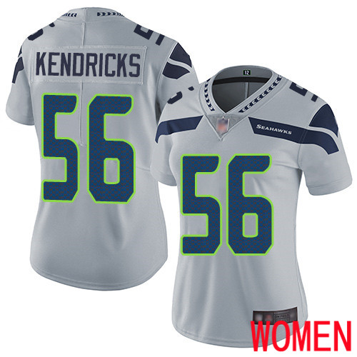 Seattle Seahawks Limited Grey Women Mychal Kendricks Alternate Jersey NFL Football 56 Vapor Untouchable